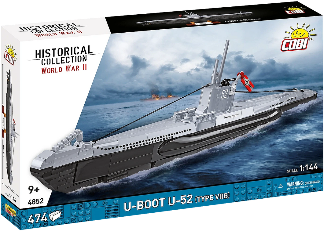 COBI 4852 - U-Boot U-52 (Type VIIB)
