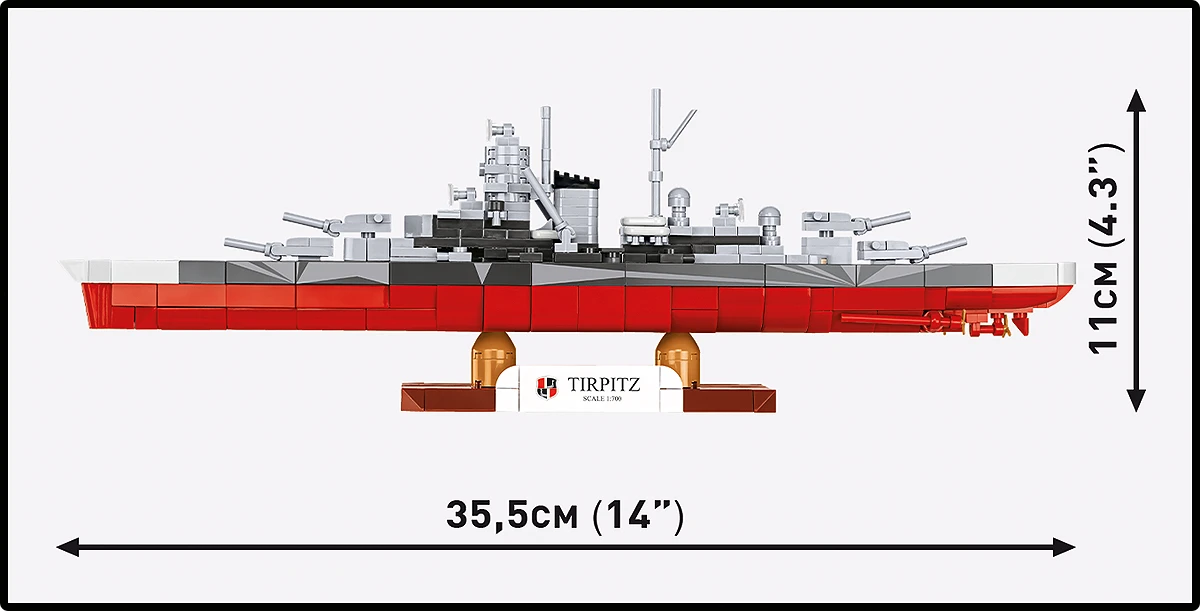 COBI 4853 - Battleship Tirpitz