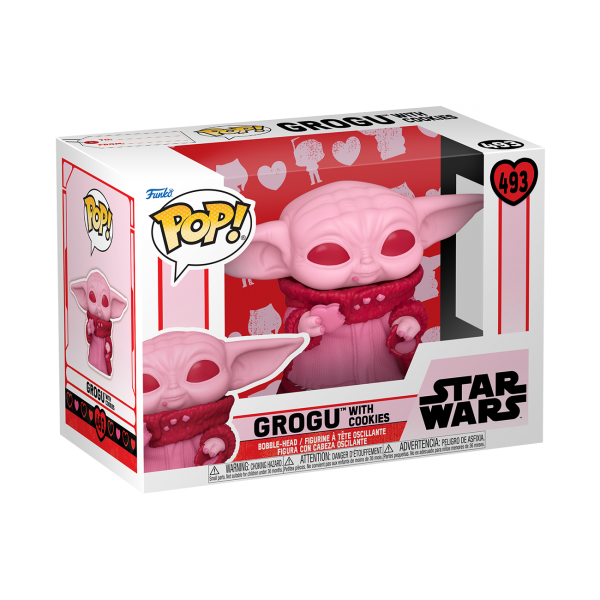 Funko Pop! #493 Star Wars Valentines - Grogu With Cookies