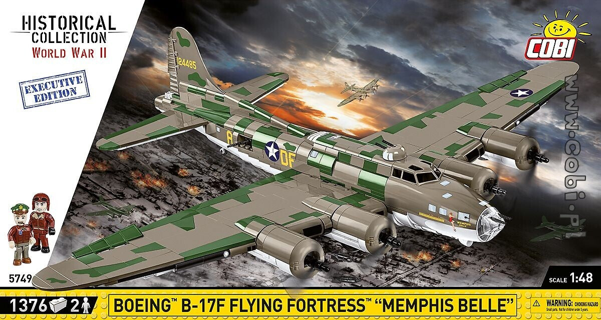 Cobi 5749 - Boeing B-17F Flying Fortress "Memphis Belle" - Executive Edition