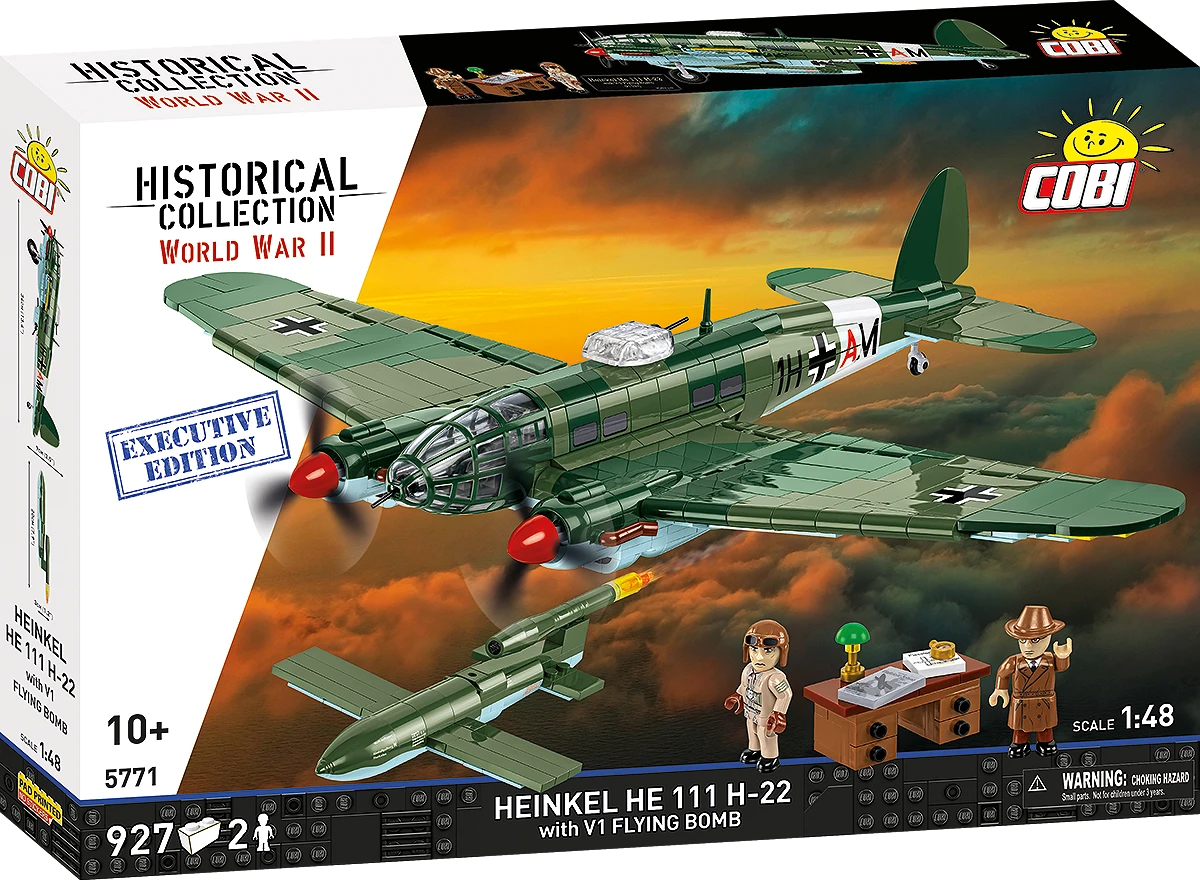 COBI 5771 - Heinkel HE 111 H-22 with V1 Flying Bomb - Executive Edition