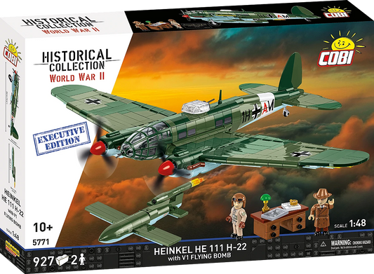 COBI 5771 - Heinkel HE 111 H-22 with V1 Flying Bomb - Executive Edition