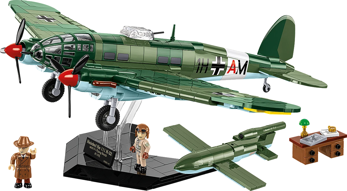 COBI 5771 - Heinkel HE 111 H-22 with V1 Flying Bomb - Executive Edition