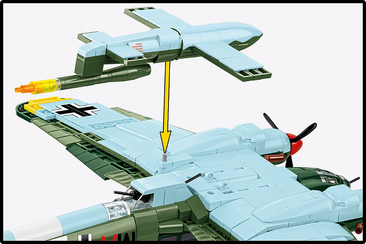 COBI 5771 - Heinkel HE 111 H-22 with V1 Flying Bomb - Executive Edition