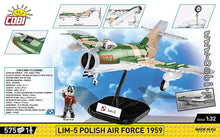 Laden Sie das Bild in den Galerie-Viewer, COBI 5824 - Lim-5 Polish Air Force 1959
