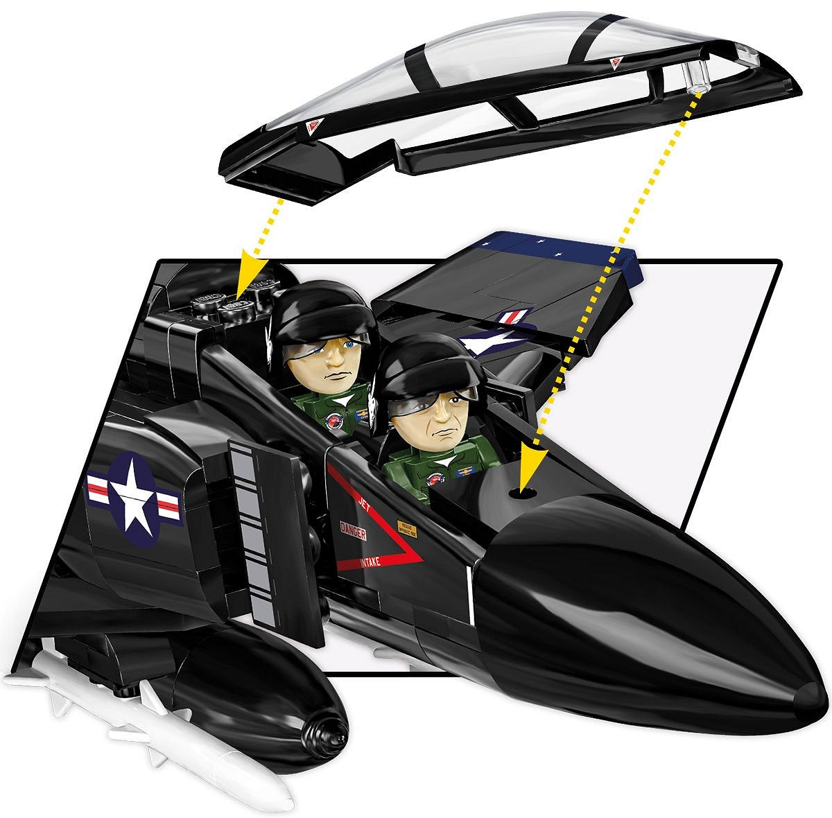 Cobi 5899 - F-4S Phantom II Black Bunny