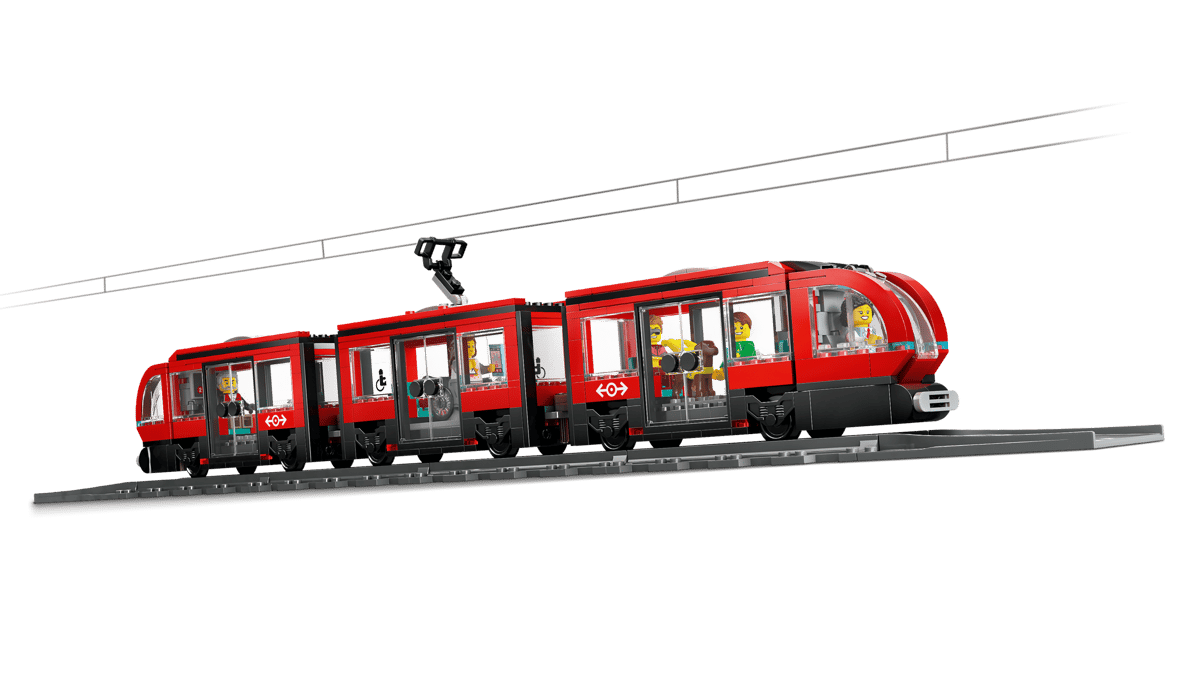 Lego 60423 - Straßenbahn mit Haltestelle