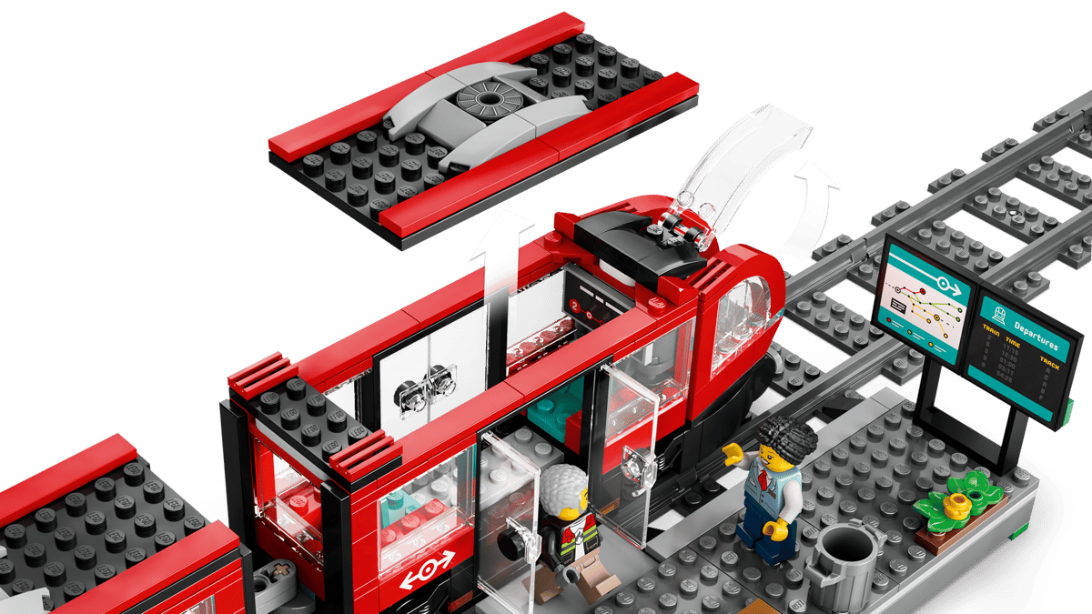 Lego 60423 - Straßenbahn mit Haltestelle