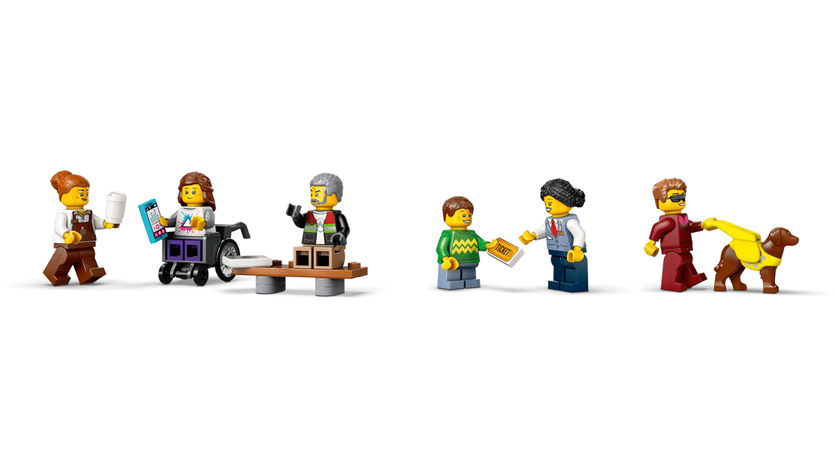Lego 60423 - Straßenbahn mit Haltestelle