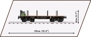 Cobi 6284 - Deutsche Eisenbahn Schwerer Plattformwagen Typ SSY