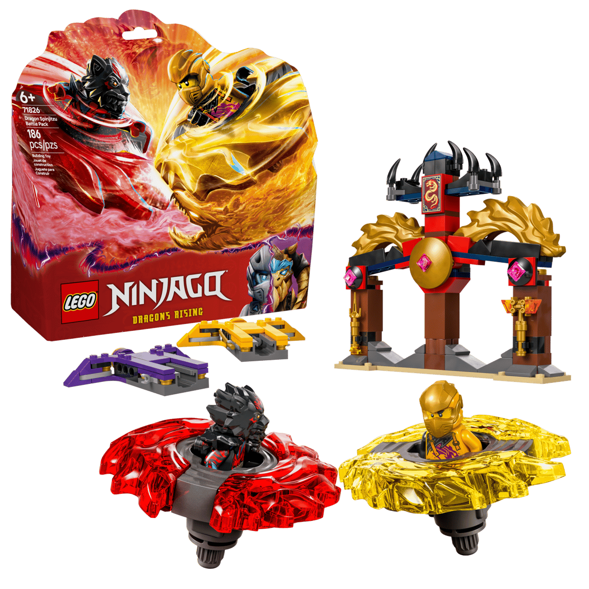 Lego 71826 - NINJAGO® Drachen-Spinjitzu Battle Pack