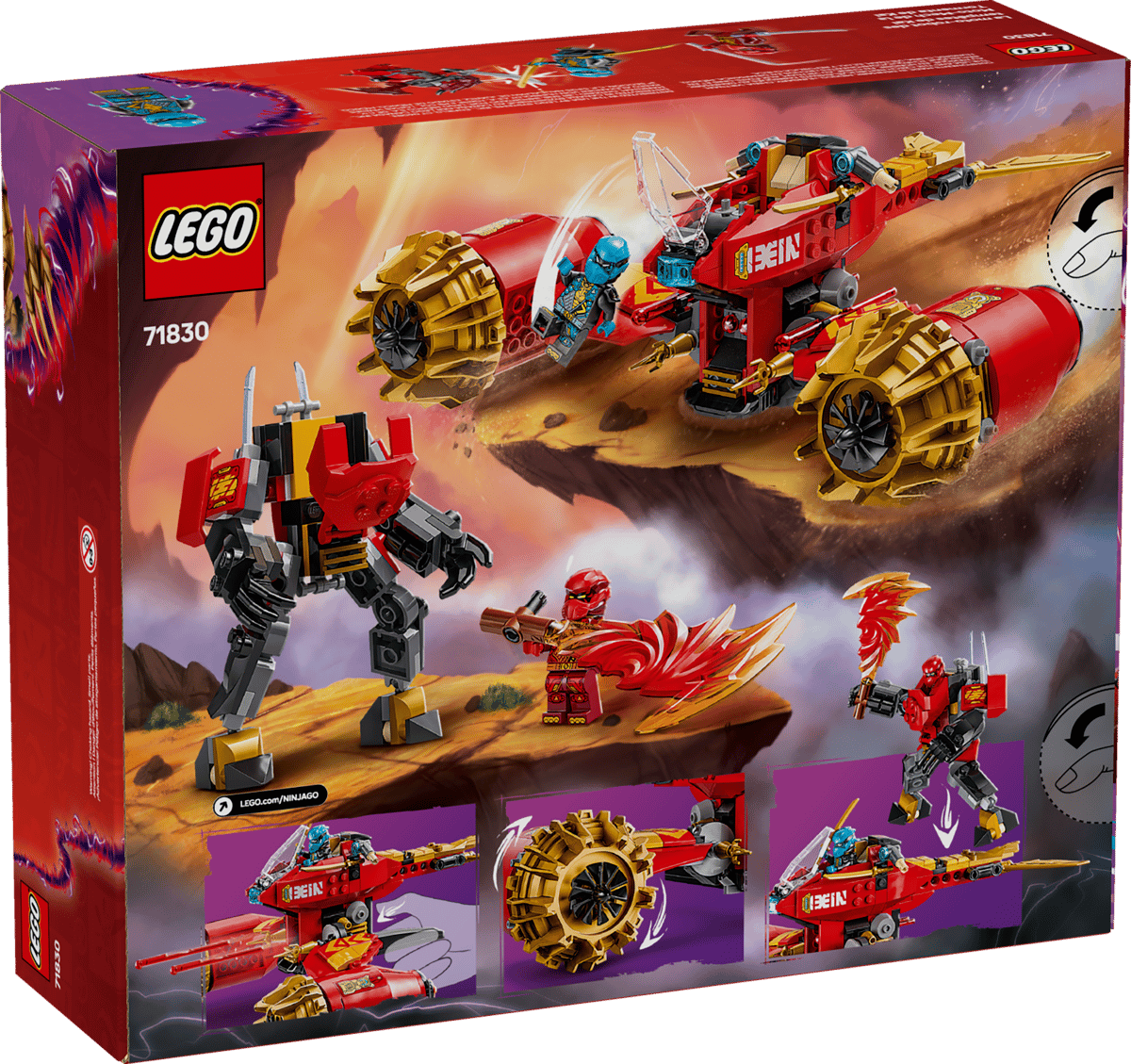 Lego 71830 - NINJAGO® Kais Sturmreiter-Mech