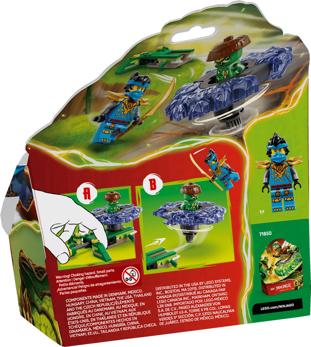 Lego 71849 - NINJAGO® Nya vs. Mutationsmonster-Spinner