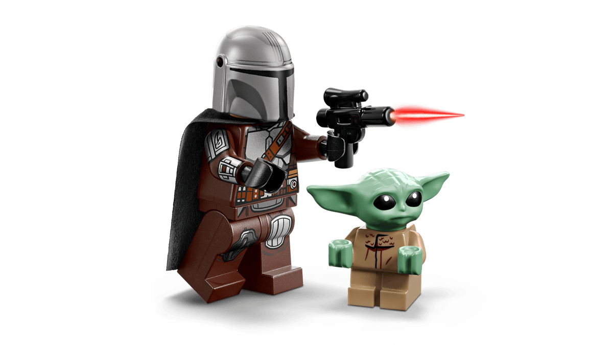Lego 75436 - Der Mandalorianer und Grogu auf ihrem Speeder Bike™