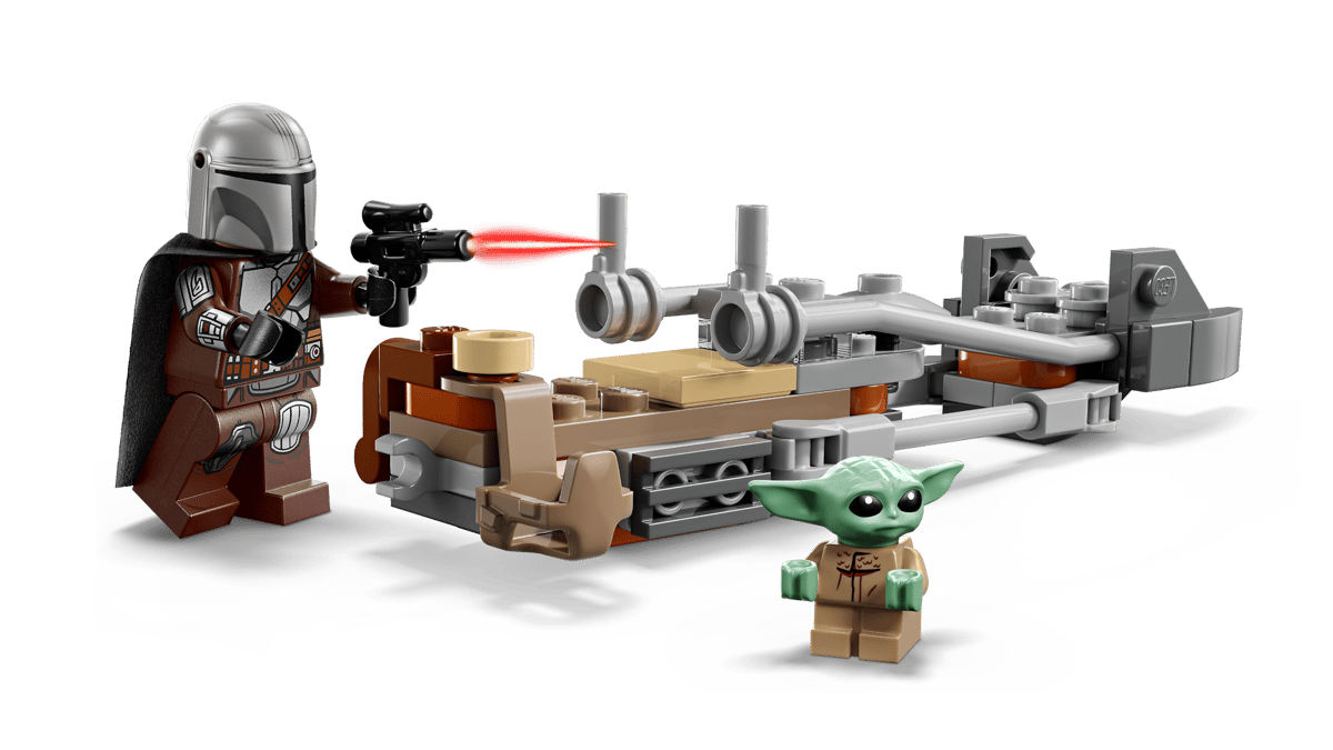 Lego 75436 - Der Mandalorianer und Grogu auf ihrem Speeder Bike™