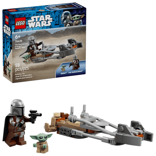 Lego 75436 - Der Mandalorianer und Grogu auf ihrem Speeder Bike™