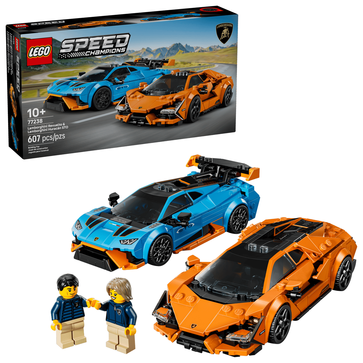 Lego 77238 - Speed Champions Lamborghini Revuelto und Huracán STO