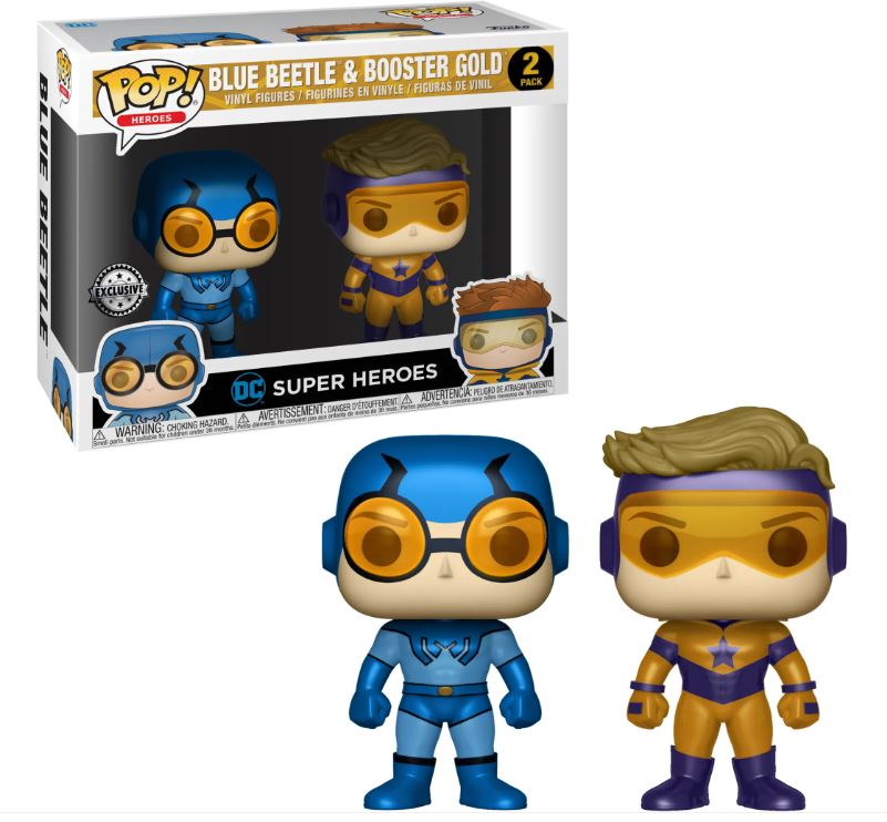Funko Pop! #2 Blue Beetle & Booster Gold Exclusive