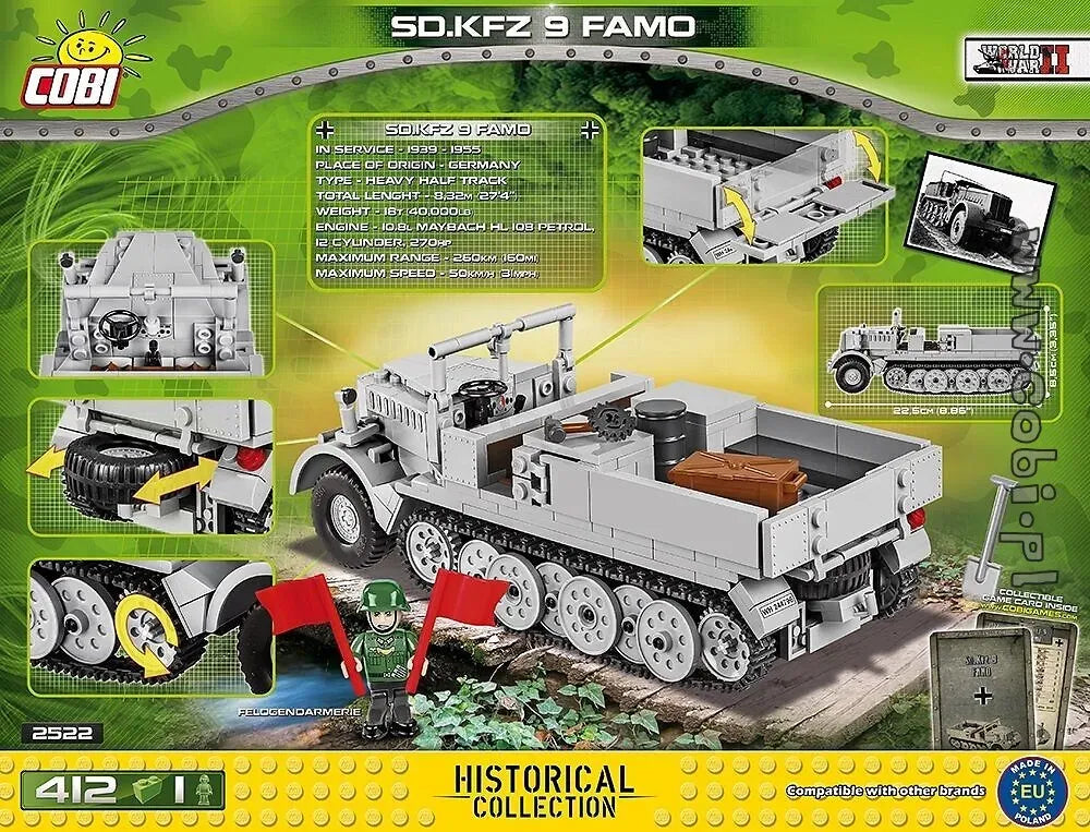 COBI 2522 - Sd.Kfz 9 Famo