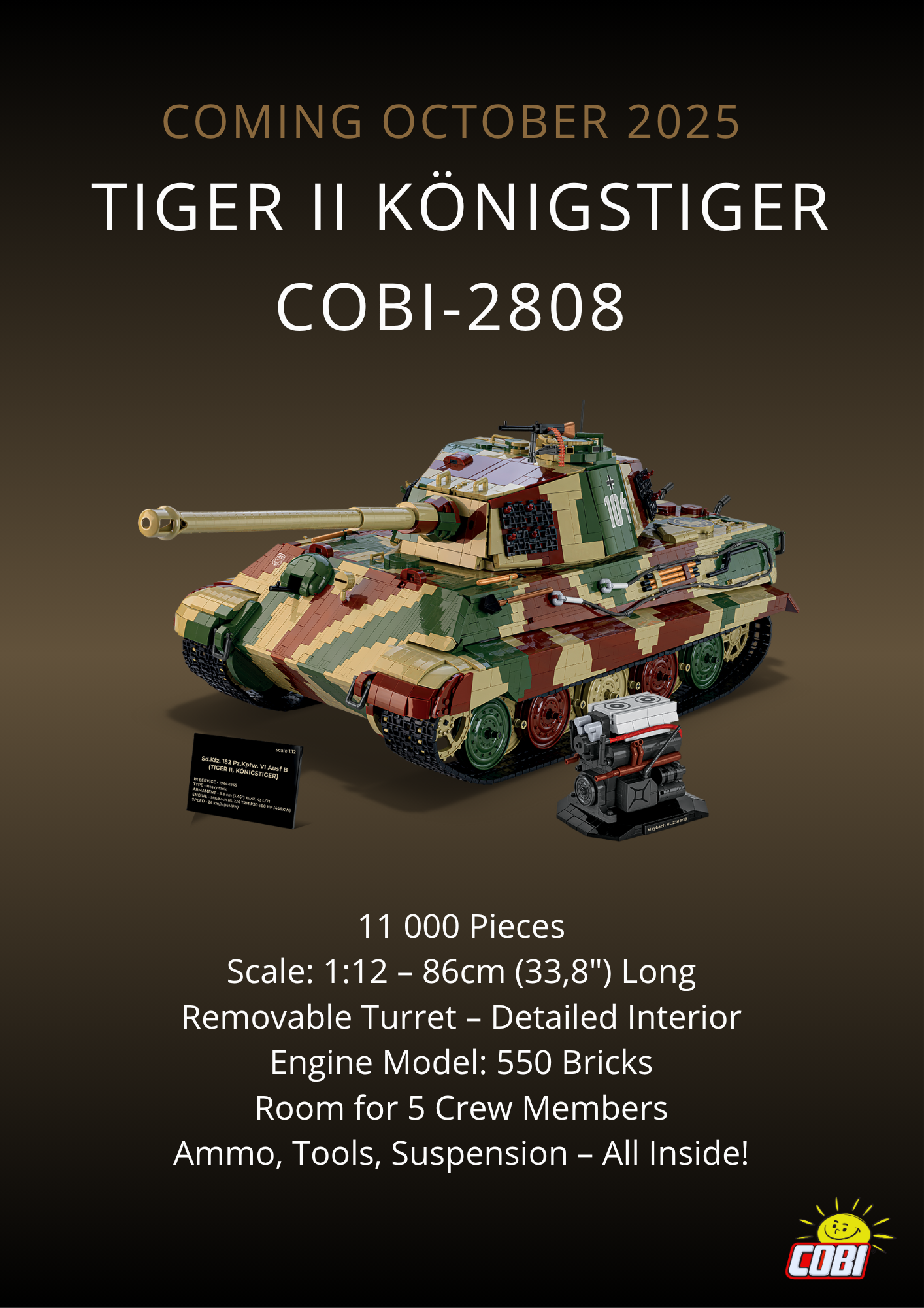 COBI 2808 - Tiger II Königstiger