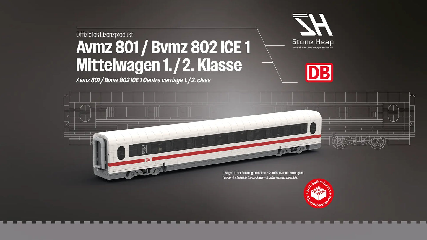 Stone Heap - Avmz 801/Bvmz 802 ICE 1 Mittelwagen 1./2. Klasse