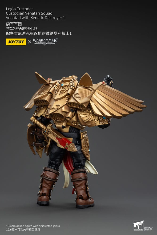 Warhammer The Horus Heresy Actionfigur 1/18 Legio Custodes Custodian Venatari Squad Venatari with Kenetic Destroyer 1