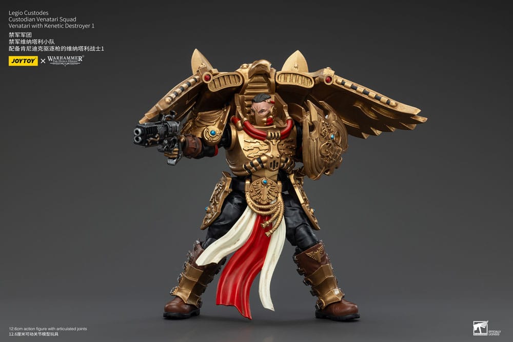 Warhammer The Horus Heresy Actionfigur 1/18 Legio Custodes Custodian Venatari Squad Venatari with Kenetic Destroyer 1
