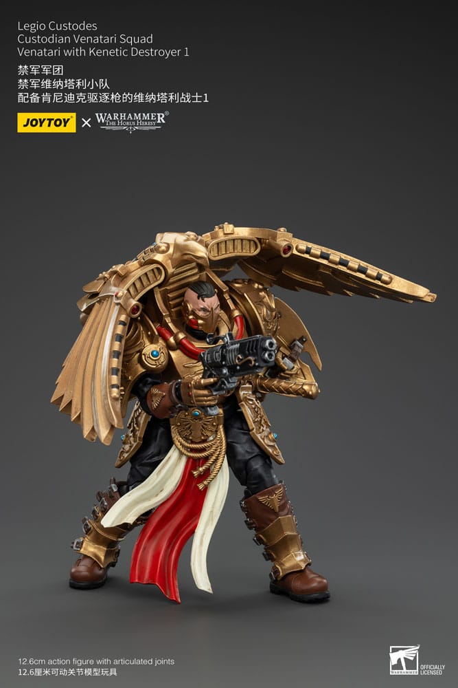 Warhammer The Horus Heresy Actionfigur 1/18 Legio Custodes Custodian Venatari Squad Venatari with Kenetic Destroyer 1