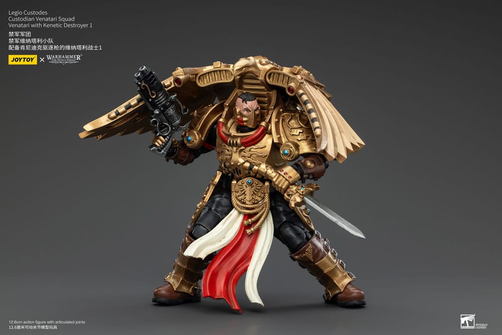 Warhammer The Horus Heresy Actionfigur 1/18 Legio Custodes Custodian Venatari Squad Venatari with Kenetic Destroyer 1