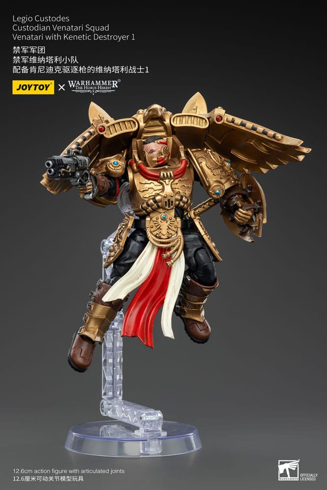 Warhammer The Horus Heresy Actionfigur 1/18 Legio Custodes Custodian Venatari Squad Venatari with Kenetic Destroyer 1