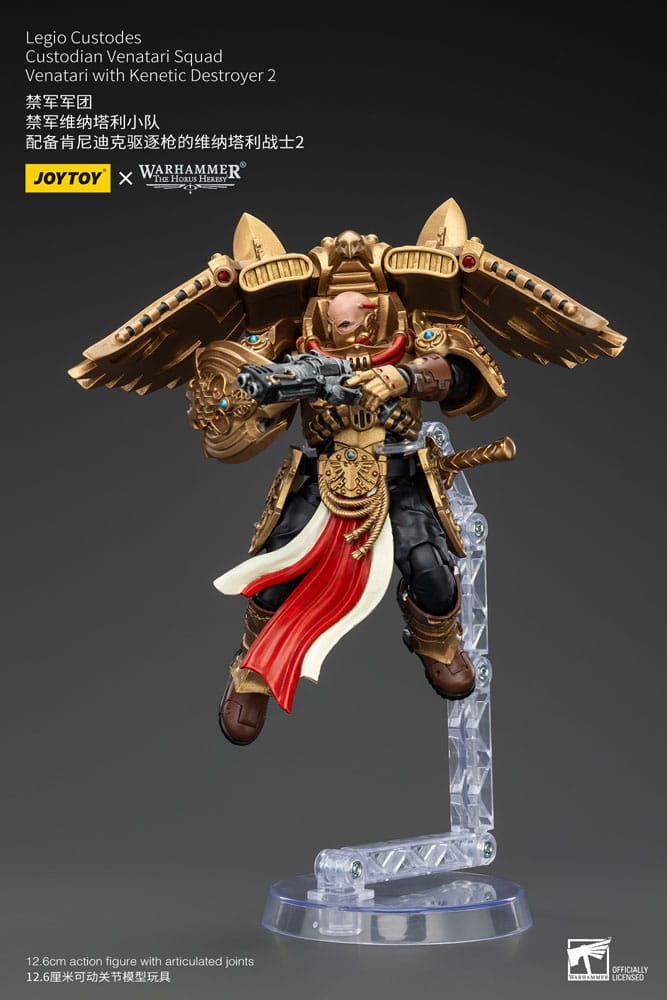 Warhammer The Horus Heresy Actionfigur 1/18 Legio Custodes Custodian Venatari Squad Venatari with Kenetic Destroyer 2
