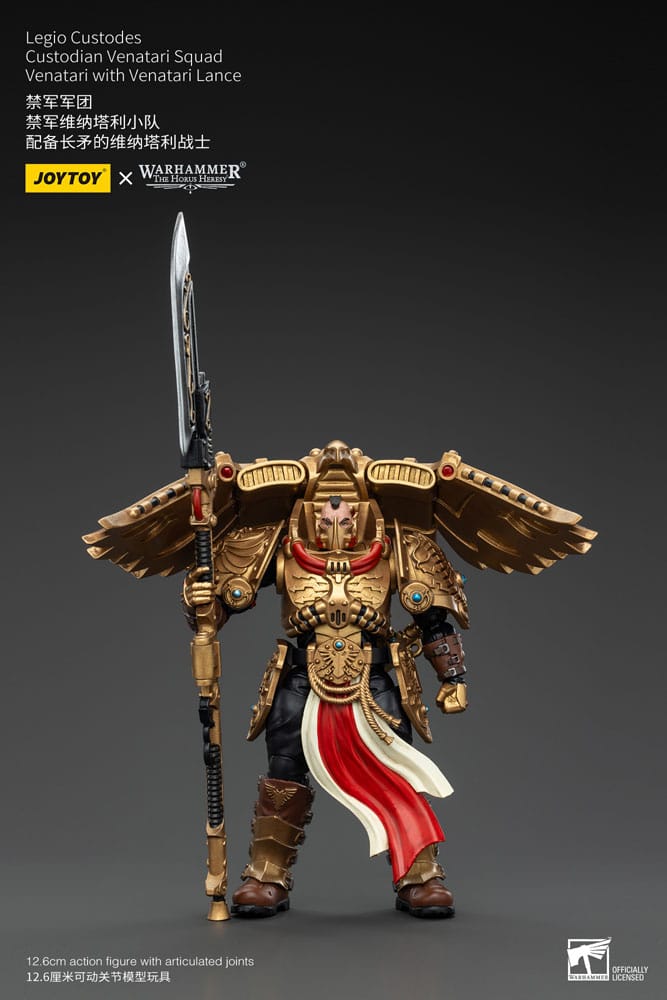 Warhammer The Horus Heresy Actionfigur 1/18 Legio Custodes Custodian Venatari Squad Venatari with Venatari Lance