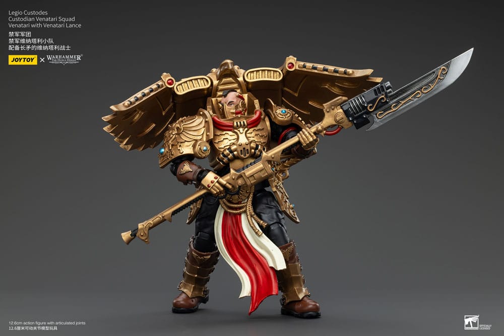 Warhammer The Horus Heresy Actionfigur 1/18 Legio Custodes Custodian Venatari Squad Venatari with Venatari Lance