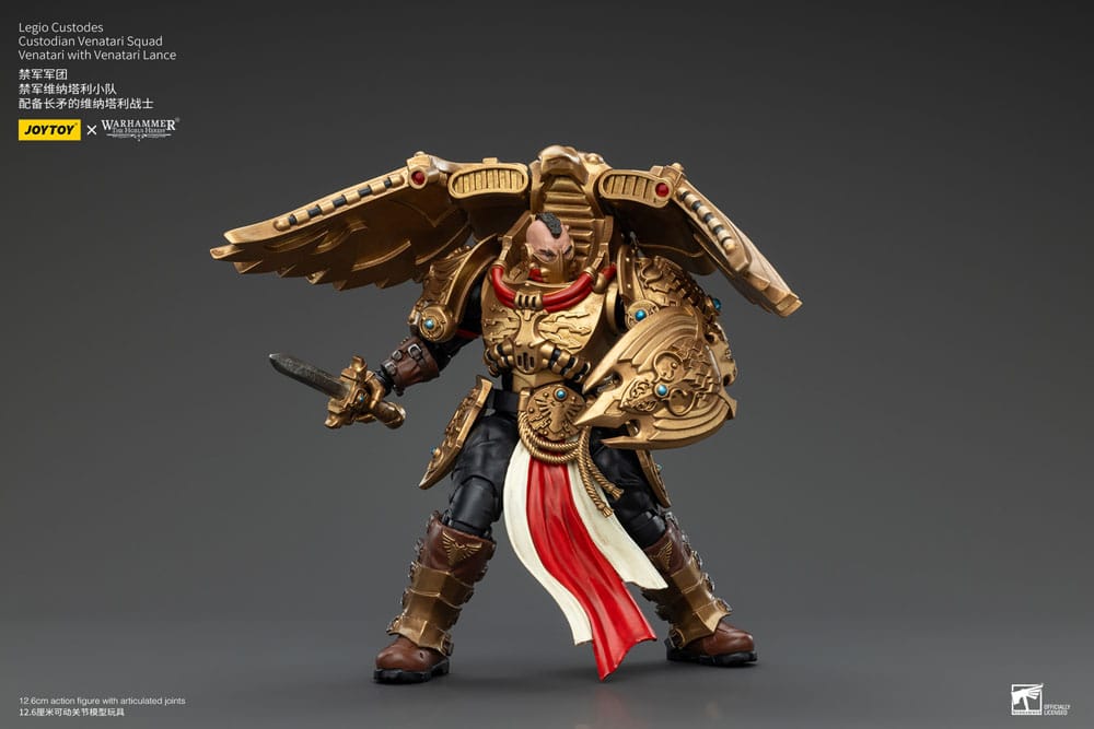 Warhammer The Horus Heresy Actionfigur 1/18 Legio Custodes Custodian Venatari Squad Venatari with Venatari Lance