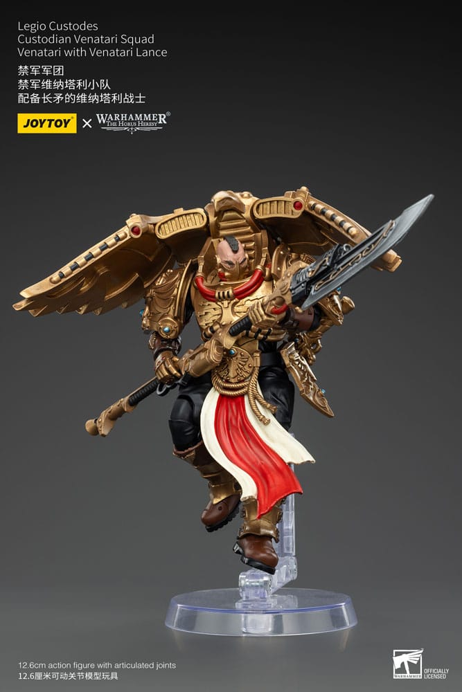 Warhammer The Horus Heresy Actionfigur 1/18 Legio Custodes Custodian Venatari Squad Venatari with Venatari Lance