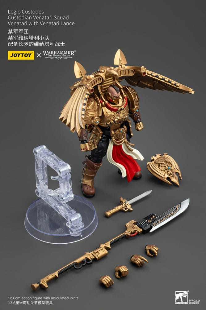 Warhammer The Horus Heresy Actionfigur 1/18 Legio Custodes Custodian Venatari Squad Venatari with Venatari Lance