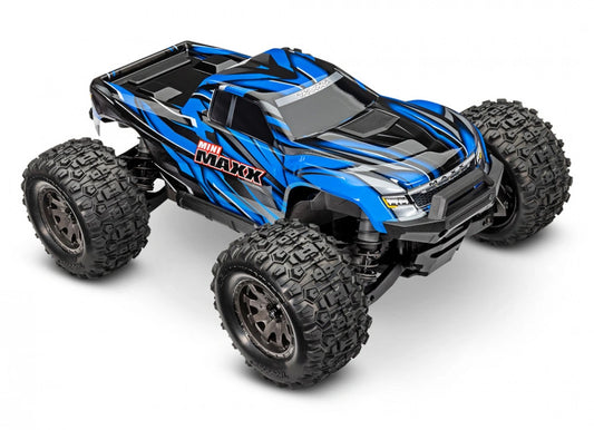 TRAXXAS Mini MAXX RTR TQ BL-2s Blue - USB-C Charger / 2s LiPo