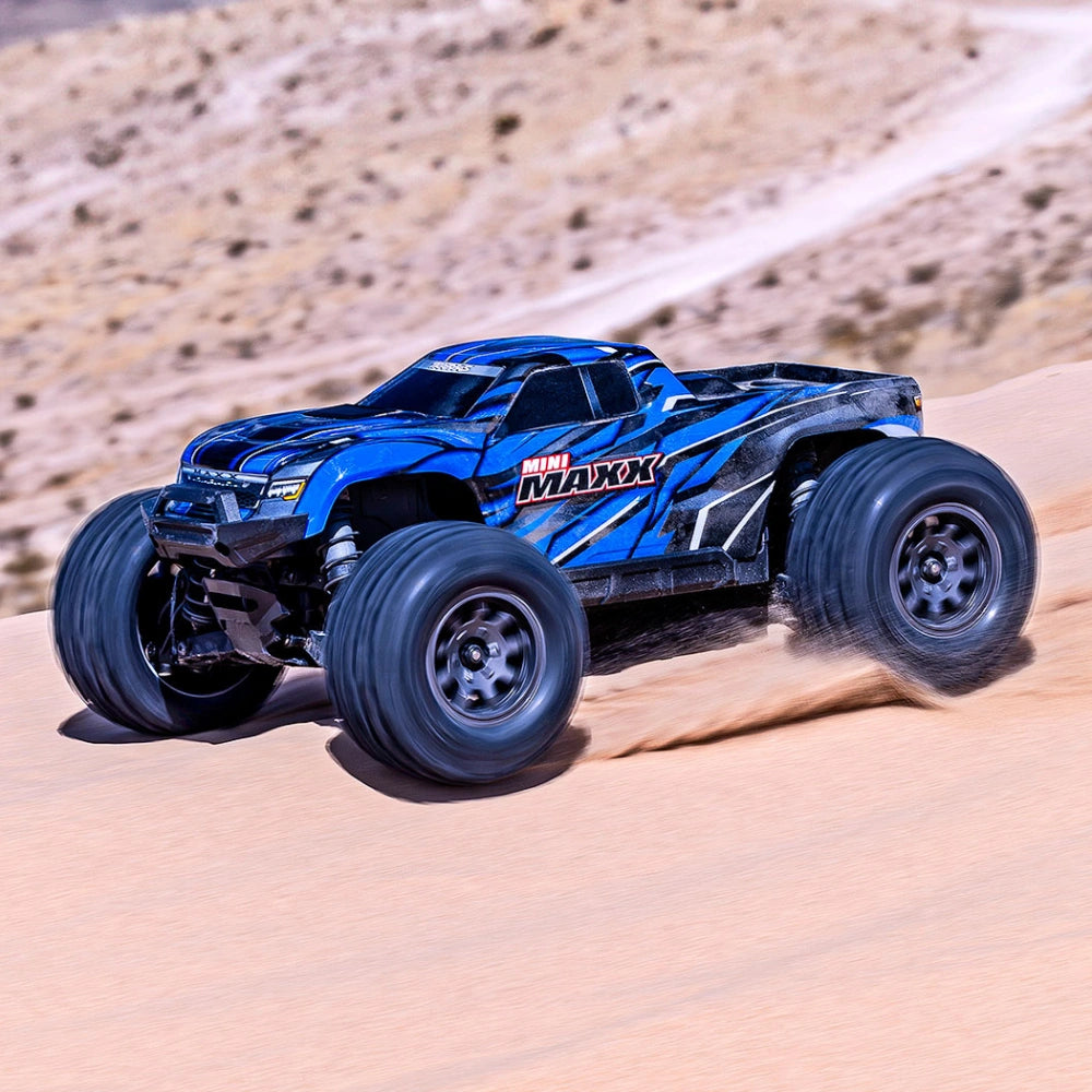 TRAXXAS Mini MAXX RTR TQ BL-2s Blue - USB-C Charger / 2s LiPo