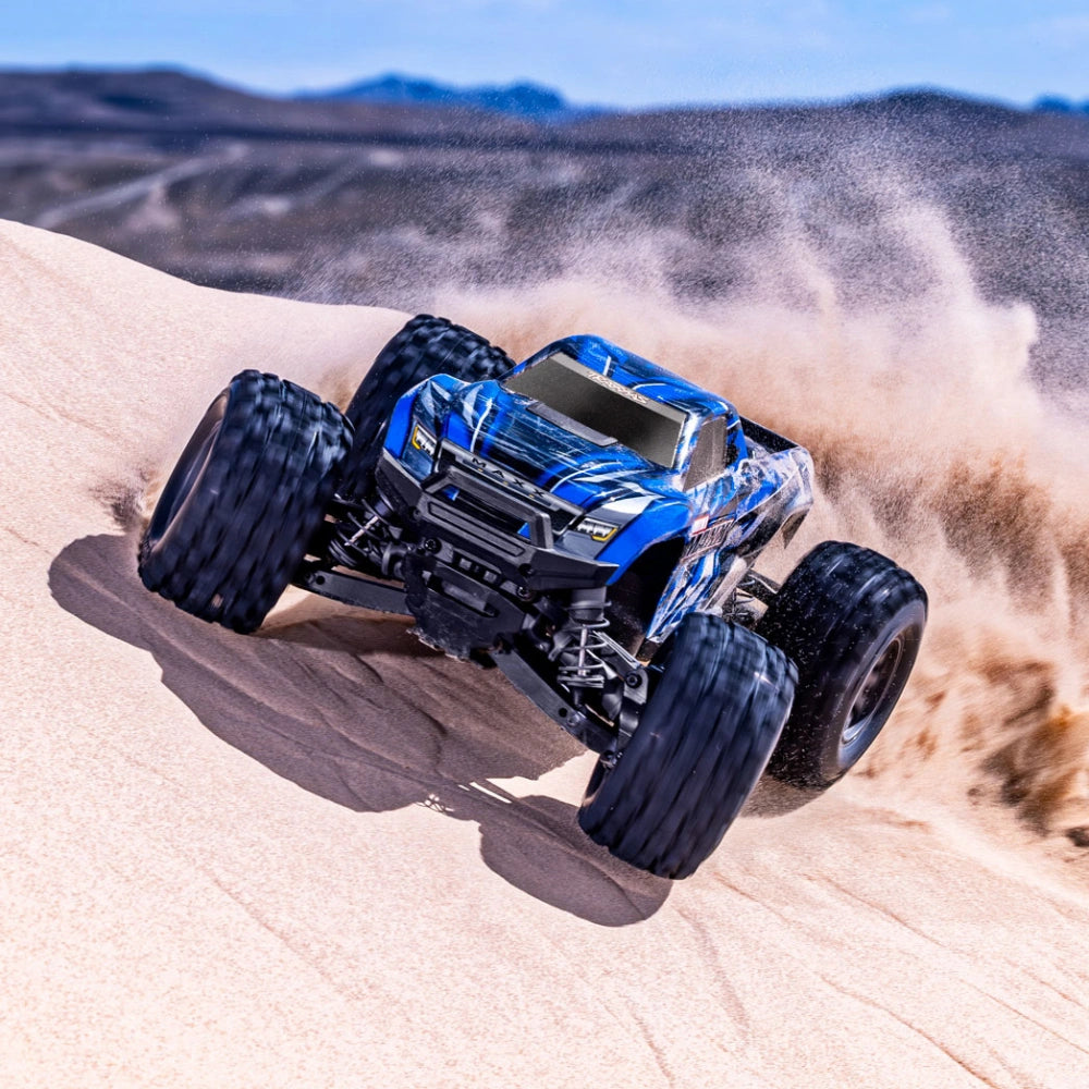 TRAXXAS Mini MAXX RTR TQ BL-2s Blue - USB-C Charger / 2s LiPo