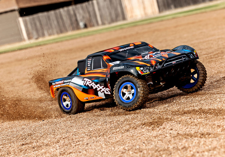 Traxxas Slash 2WD 1/10 RTR TQ Blue Clipless USB - MIT Akku und Lader
