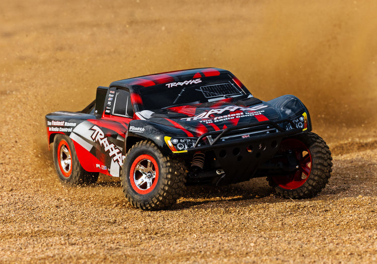TRAXXAS Slash 2WD 1/10 RTR TQ Red Clipless USB - MIT Akku und Lader