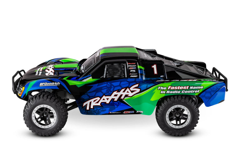Traxxas Slash VXL 2WD 1/10 RTR TQi TSM Green 272R ohne Batterie und Lader