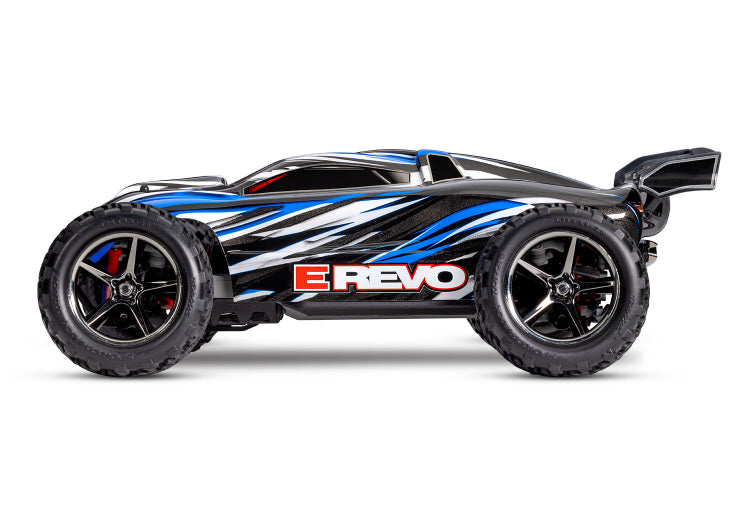 TRAXXAS E-Revo 1/16 4WD RTR TQ Blau USB-C mit Akku/Ladegerät
