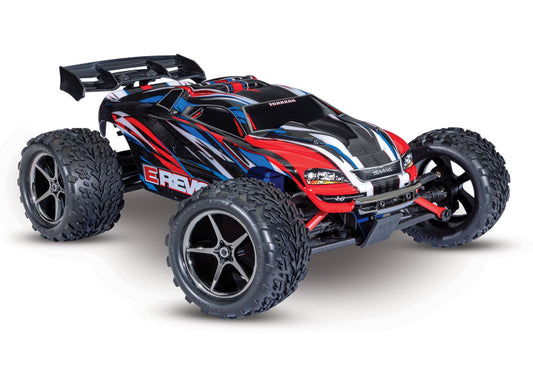 TRAXXAS E-Revo 1/16 4WD RTR TQ Rot-Blau USB-C mit Akku/Ladegerät