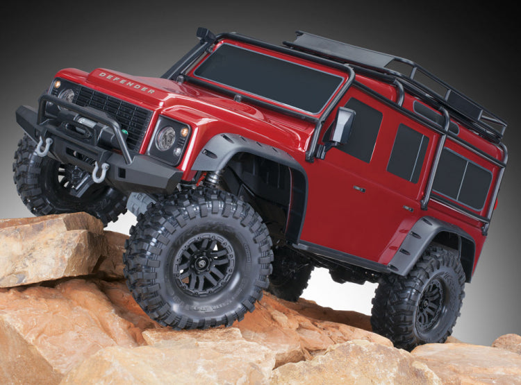 TRAXXAS TRX-4 Scale & Trail Crawler Land Rover Defender Red RTR