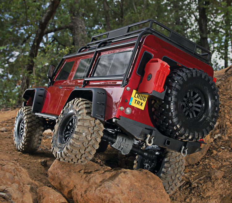 TRAXXAS TRX-4 Scale & Trail Crawler Land Rover Defender Red RTR