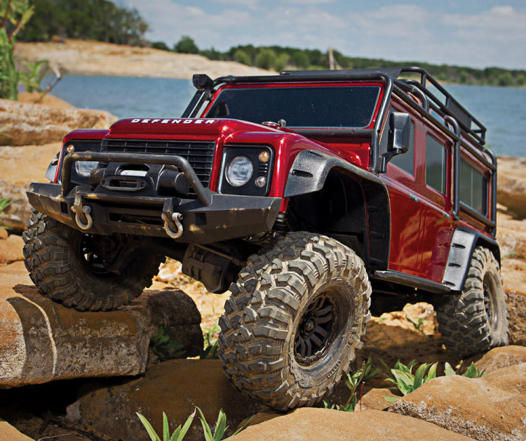 TRAXXAS TRX-4 Scale & Trail Crawler Land Rover Defender Red RTR
