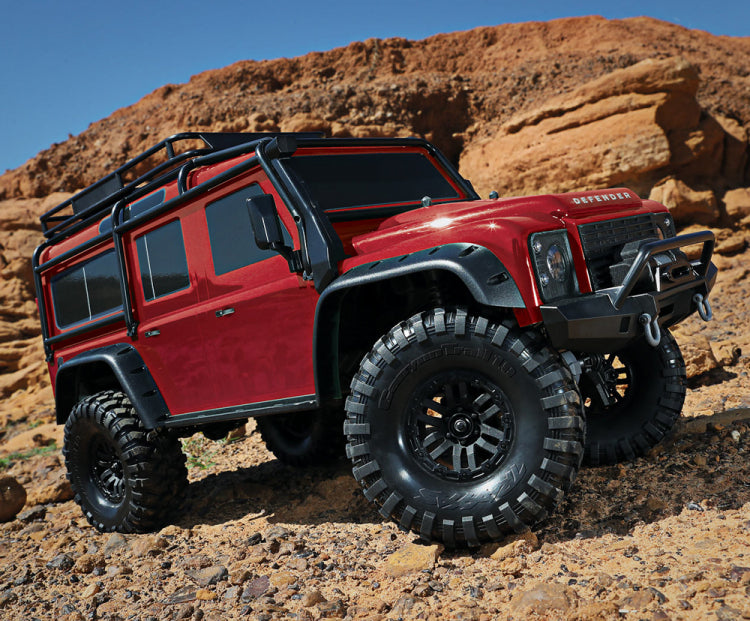 TRAXXAS TRX-4 Scale & Trail Crawler Land Rover Defender Red RTR