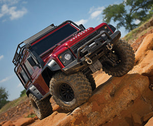 TRAXXAS TRX-4 Scale & Trail Crawler Land Rover Defender Red RTR