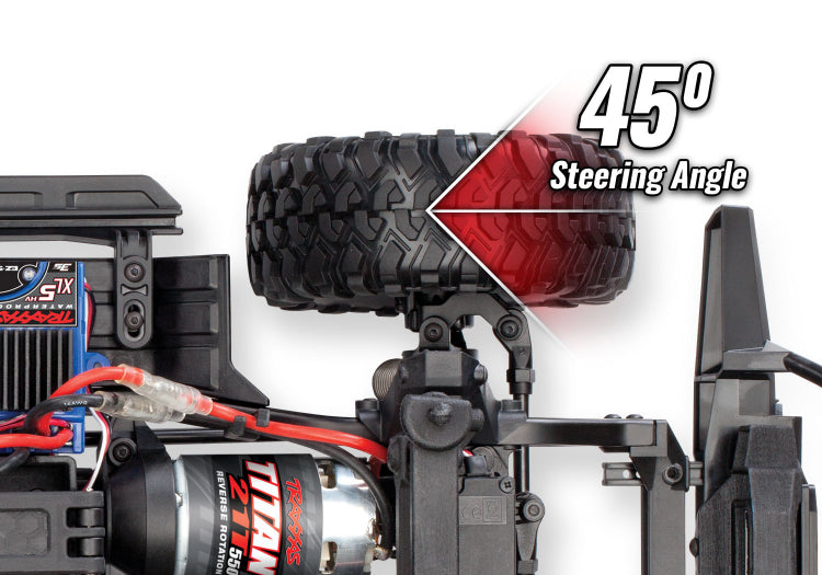 TRAXXAS TRX-4 Scale & Trail Crawler Land Rover Defender Red RTR
